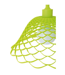 Cera Dome Pendant Ceiling Light Green 1xE27-2