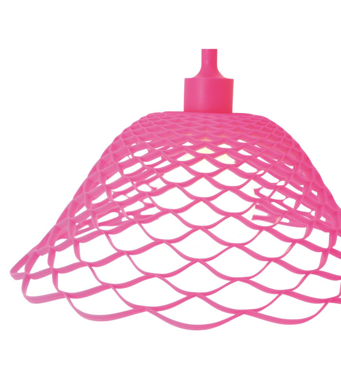Cera Dome Pendant Ceiling Light Pink-2