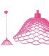 Cera Dome Pendant Ceiling Light Pink-4