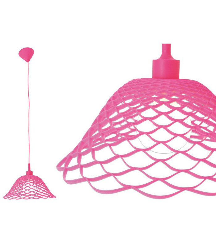 Cera Dome Pendant Ceiling Light Pink-4