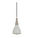 Delhi Slim Pendant Ceiling Light Beige 1xE27-4