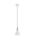 Delhi Slim Pendant Ceiling Light Beige 1xE27-5