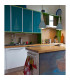 Delhi Slim Pendant Ceiling Light Green 1xE27-2