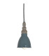 Delhi Slim Pendant Ceiling Light Green 1xE27-3