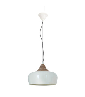 Jaipur Dome Pendant Ceiling Light White-1