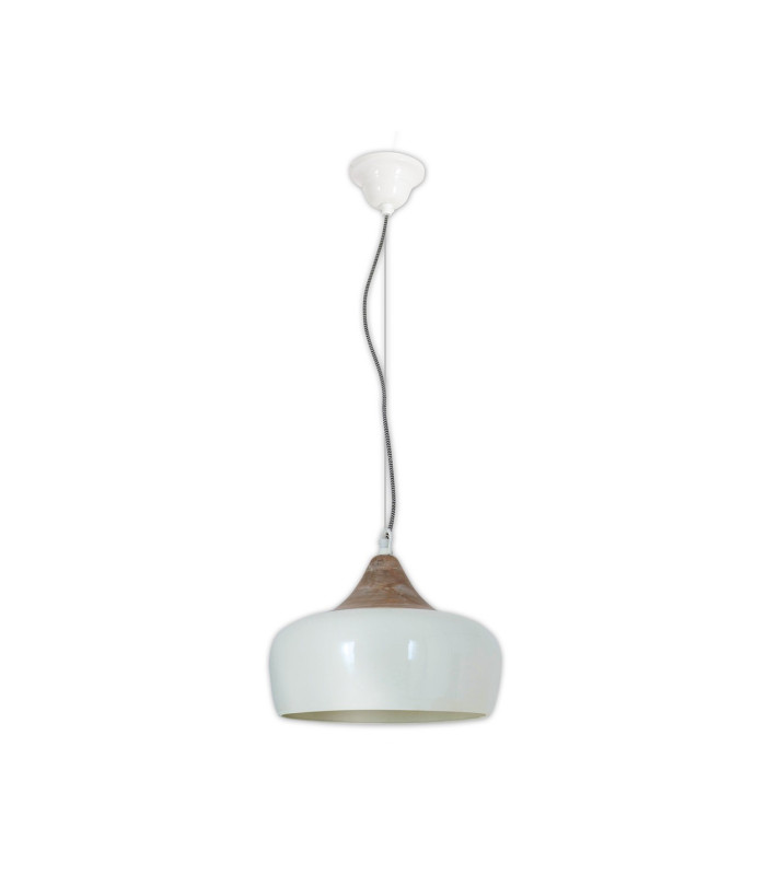 Jaipur Dome Pendant Ceiling Light White-5