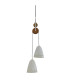 Jaipur Pendant Ceiling Light White 2xE27-1