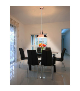 Copper Dome Pendant Ceiling Light Copper-2