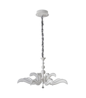 Ludwig Dimmable LED Pendant Ceiling Light White 2700K Remote Control-1