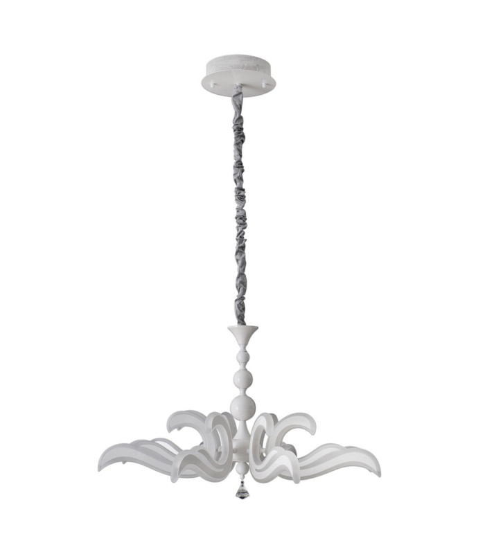 Ludwig Dimmable LED Pendant Ceiling Light White 2700K Remote Control-1