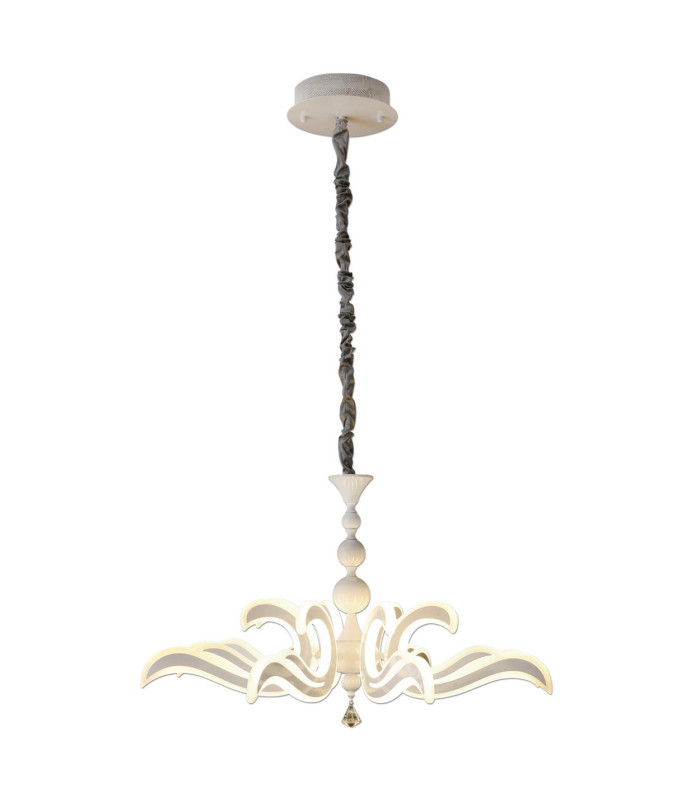 Ludwig Dimmable LED Pendant Ceiling Light White 2700K Remote Control-3