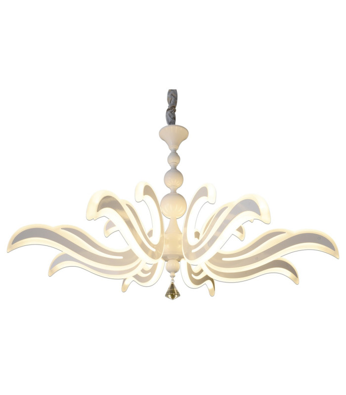 Ludwig Dimmable LED Pendant Ceiling Light White 2700K Remote Control-4