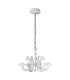 Ludwig Dimmable LED Tall Pendant Ceiling Light White 2700K Remote Control-3