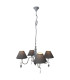 Castellum Multi Arm Pendant Ceiling Light Grey 4xE14-3