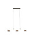 Triberg Dimmable LED Bar Pendant Ceiling Light Brown 3000K-1