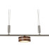 Triberg Dimmable LED Bar Pendant Ceiling Light Brown 3000K-6