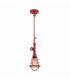 Regia Pendant Ceiling Light Red 1xE27-1