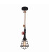 Regia Pendant Ceiling Light Black 1xE27-1