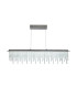 Diamonds Dimmable LED Bar Pendant Ceiling Light Chrome 3000-6500K Remote Control-1
