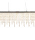 Diamonds Dimmable LED Bar Pendant Ceiling Light Chrome 3000-6500K Remote Control-11