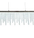 Diamonds Dimmable LED Bar Pendant Ceiling Light Chrome 3000-6500K Remote Control-12
