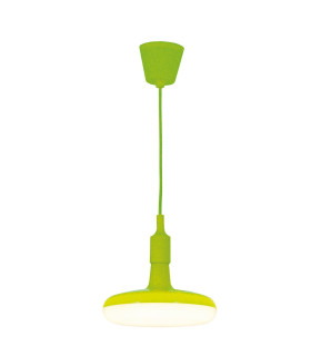 Ufo Dome Pendant Ceiling Light Green 1xE27 3000K-1