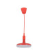 Ufo Dome Pendant Ceiling Light Red 1xE27 3000K-1