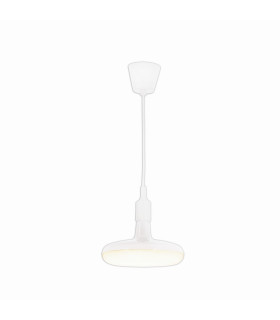 Ufo Dome Pendant Ceiling Light White 1xE27 3000K-1