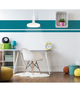 Ufo Dome Pendant Ceiling Light White 1xE27 3000K-2