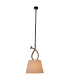 Rope 35cm Dome Pendant Ceiling Light Nature 1xE27-5