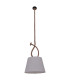 Rope 35cm Dome Pendant Ceiling Light Nature 1xE27-7