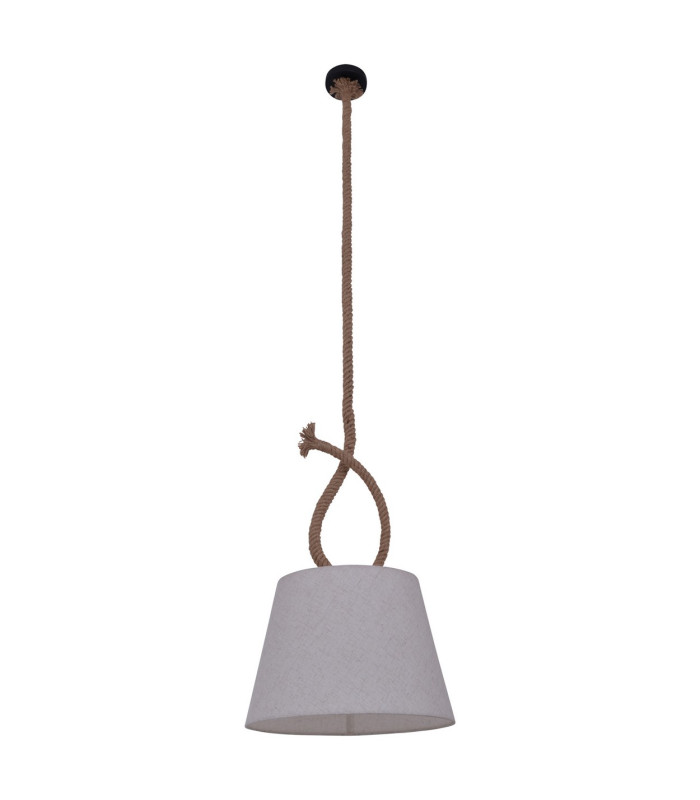 Rope 35cm Dome Pendant Ceiling Light Nature 1xE27-7
