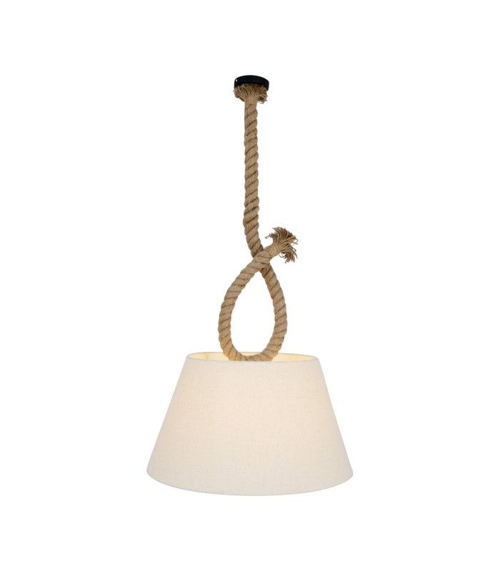 Rope 45cm Dome Pendant Ceiling Light Nature 1xE27-5