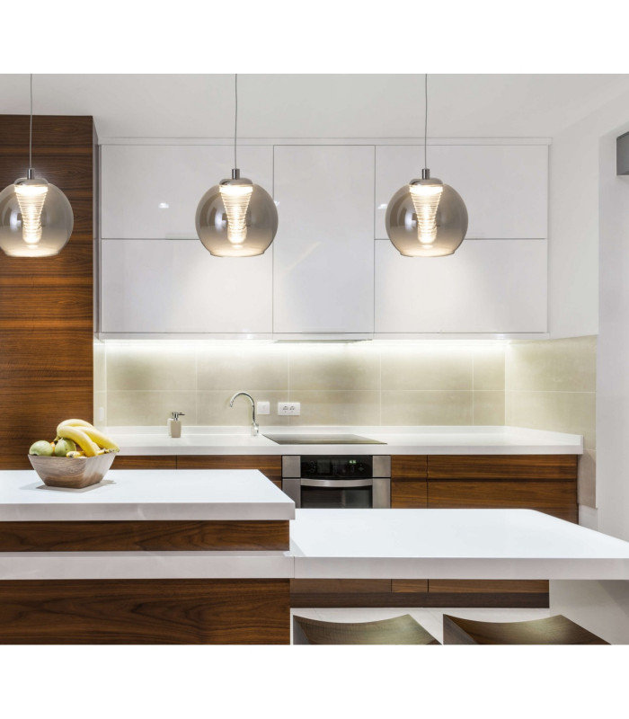 Vaso LED Dome Pendant Ceiling Light Anthracite-3