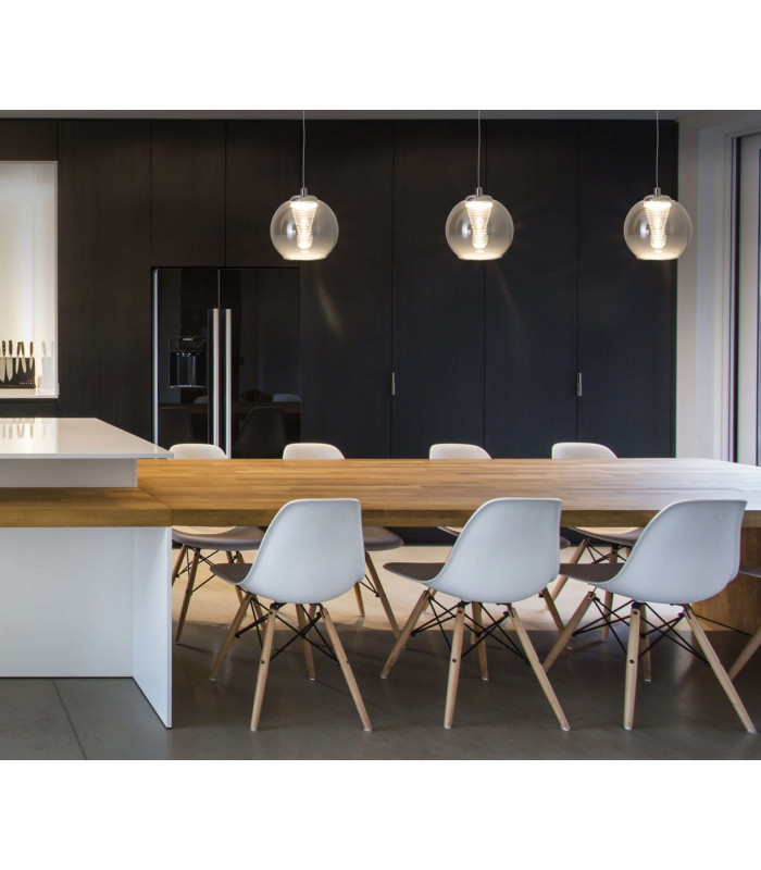 Vaso LED Dome Pendant Ceiling Light Anthracite-4