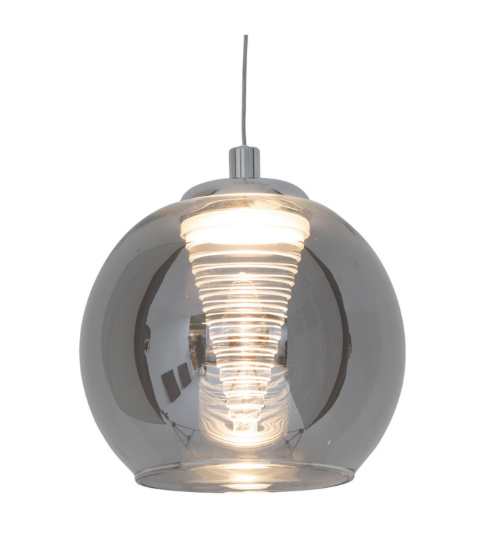 Vaso LED Dome Pendant Ceiling Light Anthracite-8