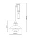 Cottage Dome Pendant Ceiling Light Brown-4