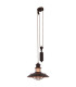 Cottage Dome Pendant Ceiling Light Brown-5