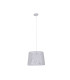 White Wood Dome Pendant Ceiling Light White 1xE27-1