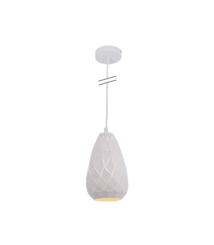 Alison 15cm Dome Pendant Ceiling Light White 1xE27-6