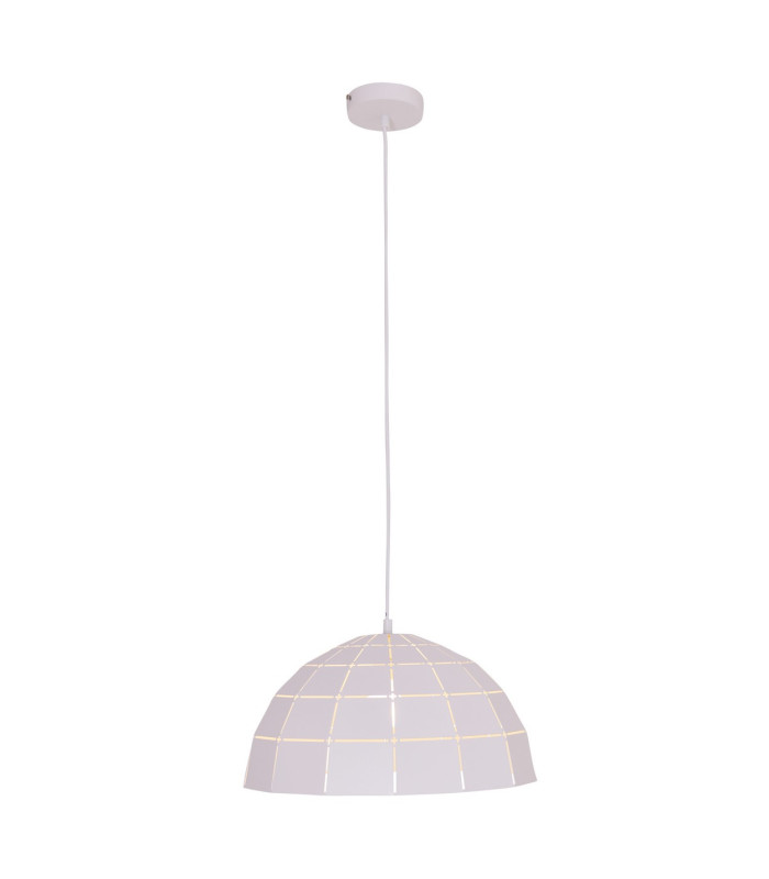Alison 40cm Dome Pendant Ceiling Light White 1xE27-4