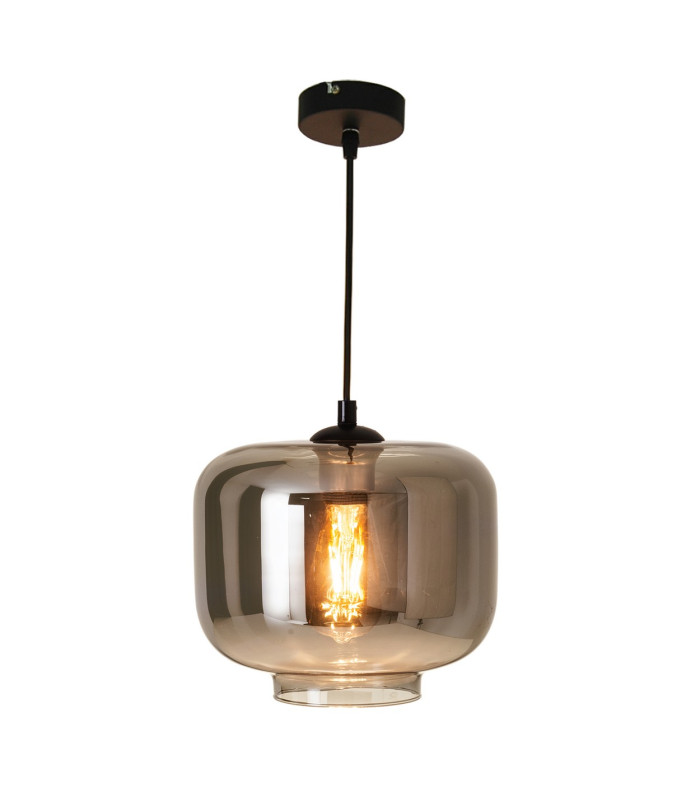 Vaso 25cm Dome Pendant Ceiling Light Anthracite-1