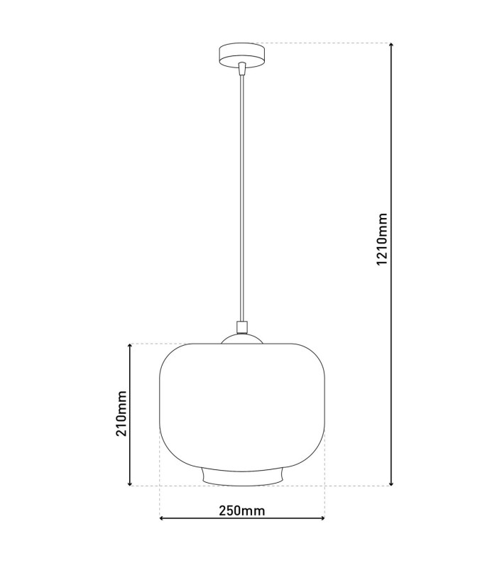 Vaso 25cm Dome Pendant Ceiling Light Anthracite-4