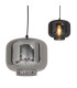 Vaso 25cm Dome Pendant Ceiling Light Anthracite-6