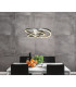 Divora Dimmable LED CCT Pendant Ceiling Light Aluminium 2700-6700K Remote Control-3