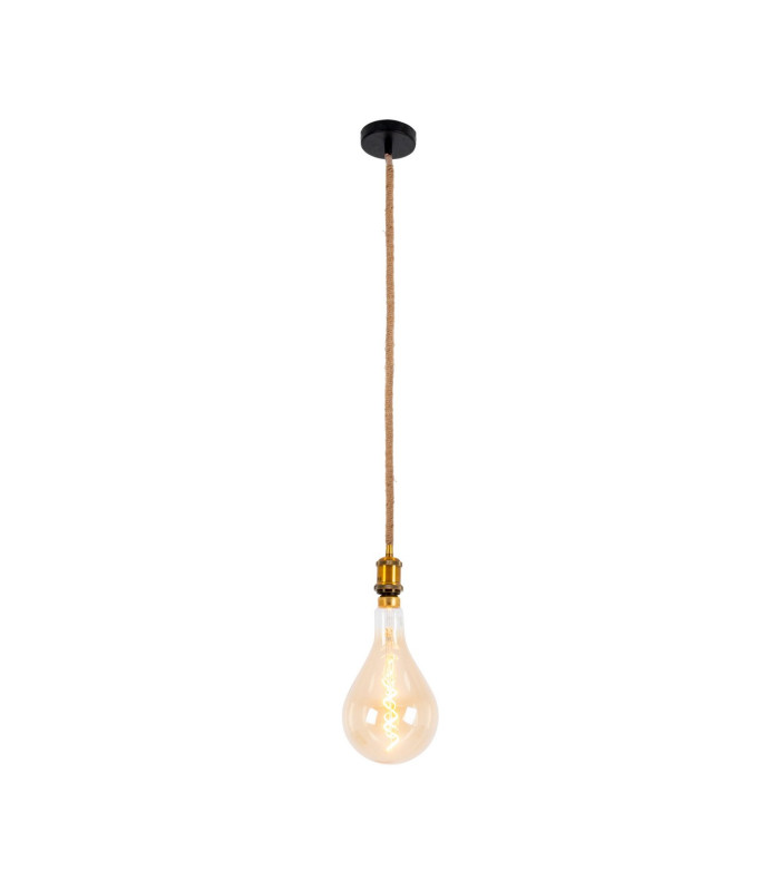 Ontario Dimmable Slim Pendant Ceiling Light Old Brass 1xE27-1