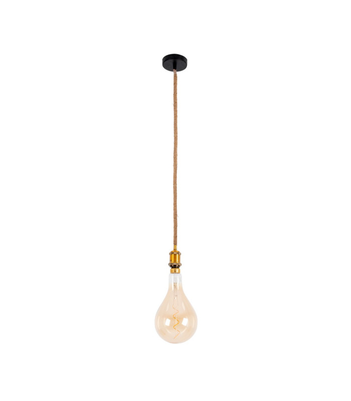 Ontario Dimmable Slim Pendant Ceiling Light Old Brass 1xE27-3