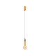 Bento Dimmable Slim Pendant Ceiling Light Nature 1xE27 2200K-2