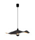 Crazy Paper Pendant Ceiling Light Black 1xE27-1