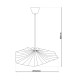 Crazy Paper Pendant Ceiling Light Black 1xE27-3